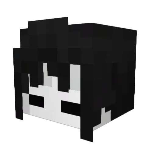 lunarCrawler_ Minecraft avatar head, 3D render