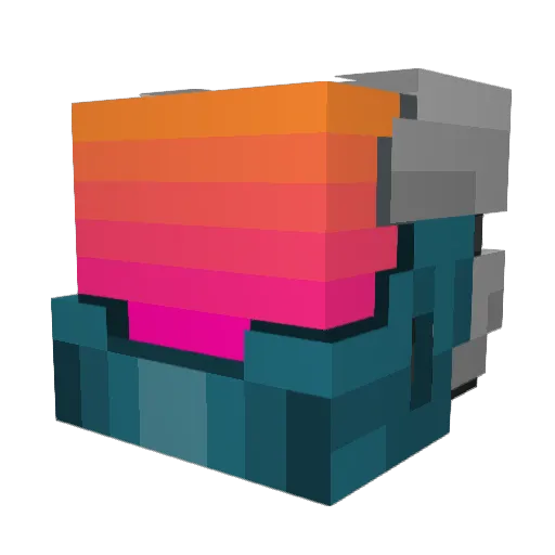lunar_loner Minecraft avatar head, 3D render