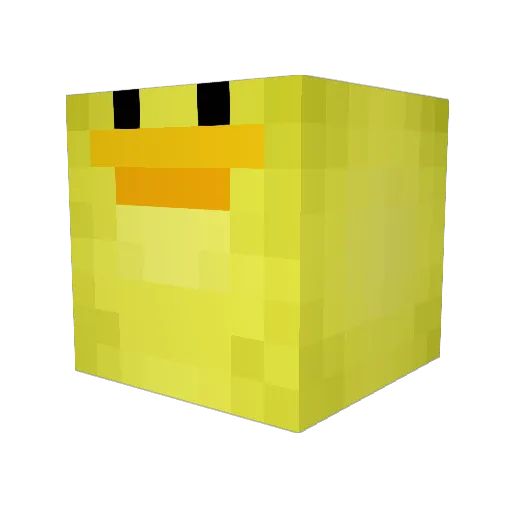 lunariey Minecraft avatar head, 3D render