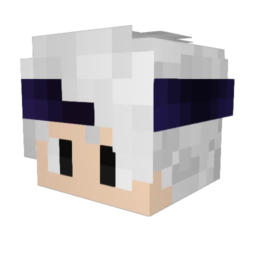 lunartick2 Minecraft avatar head, 3D render
