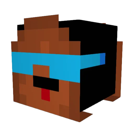 lunashe916 Minecraft avatar head, 3D render