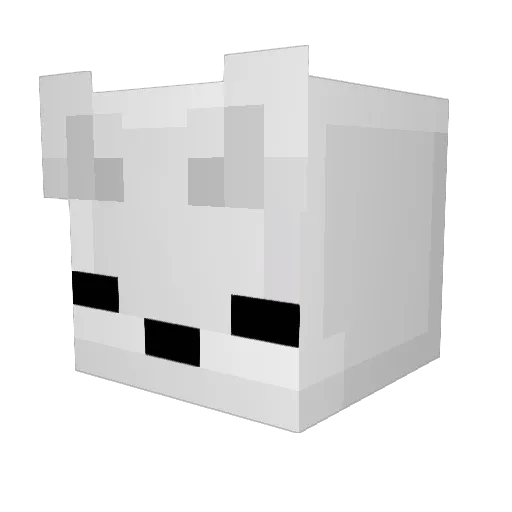 lunaticpsyche Minecraft avatar head, 3D render