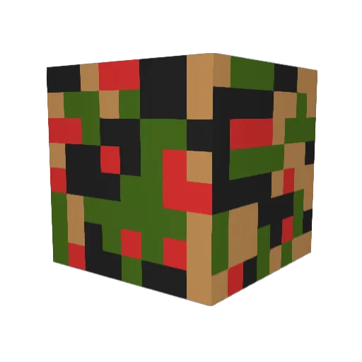lunch_box Minecraft avatar head, 3D render