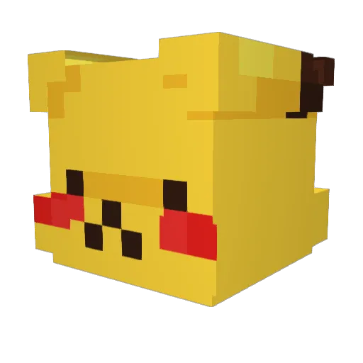 lune1220 Minecraft avatar head, 3D render