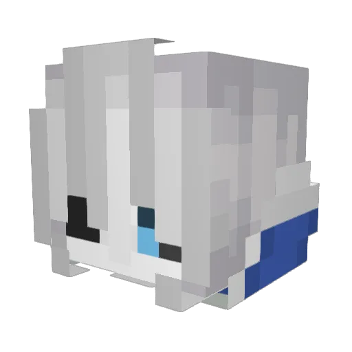 lunenox Minecraft avatar head, 3D render