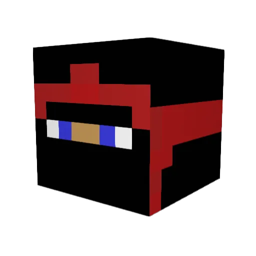 lunken17 Minecraft avatar head, 3D render