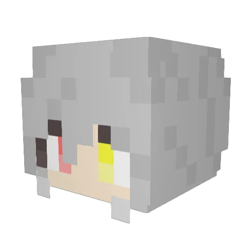 luokun9198 Minecraft avatar head, 3D render