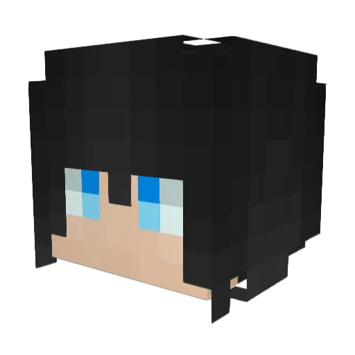luoshen612 Minecraft avatar head, 3D render