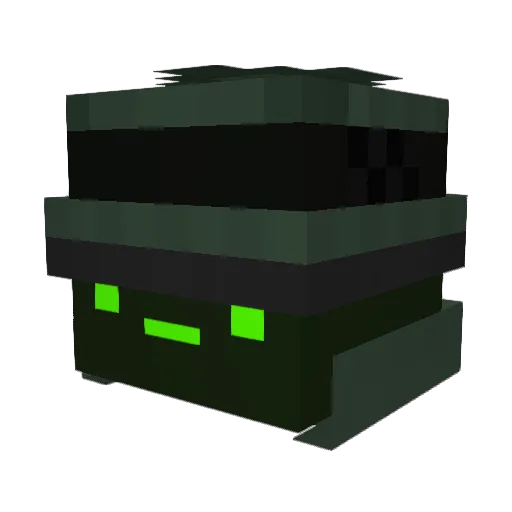 luotuotuo Minecraft avatar head, 3D render