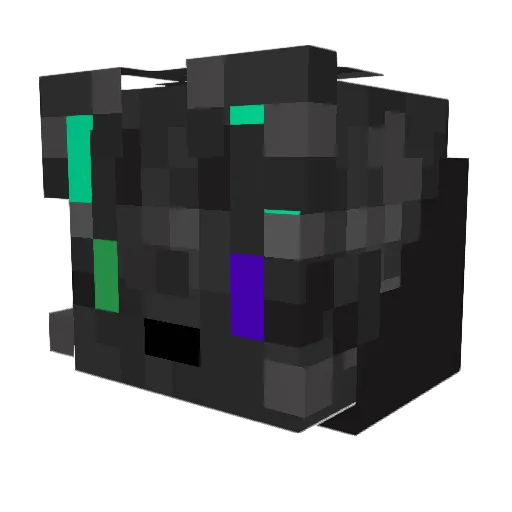 luoye_123 Minecraft avatar head, 3D render