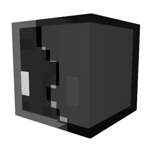 luoyuze Minecraft avatar head, 3D render