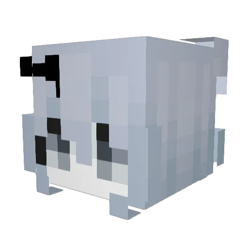 lup3x Minecraft avatar head, 3D render