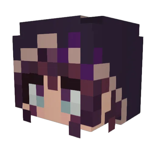 luper_3107 Minecraft avatar head, 3D render