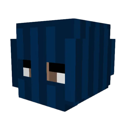 lupetto366 Minecraft avatar head, 3D render