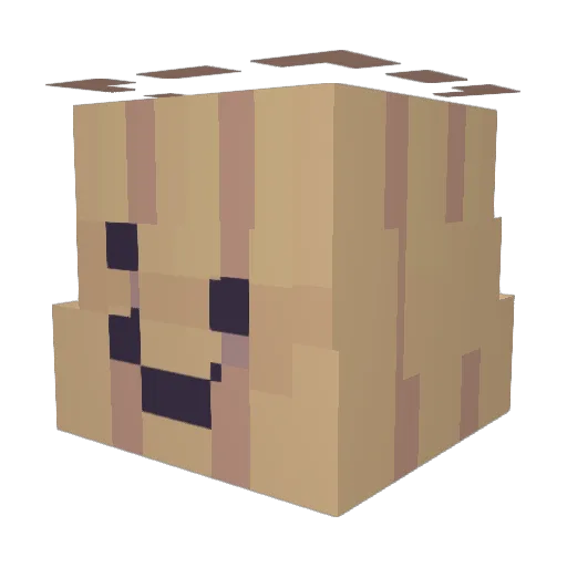 lupiclaws Minecraft avatar head, 3D render