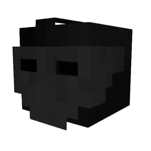 luqka Minecraft avatar head, 3D render