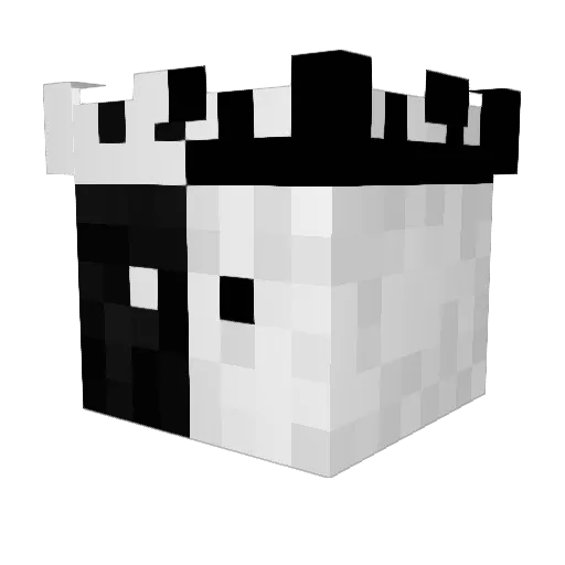 luquitas Minecraft avatar head, 3D render