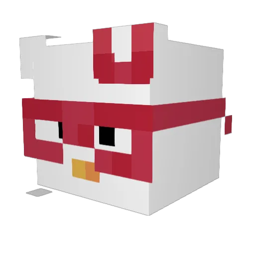 luqysz Minecraft avatar head, 3D render