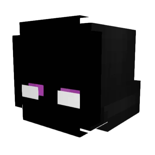 lushreds Minecraft avatar head, 3D render