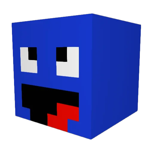 lusor_luca Minecraft avatar head, 3D render
