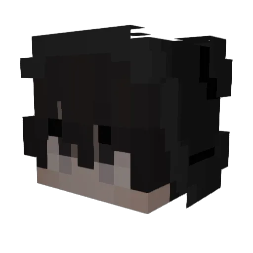 luststar Minecraft avatar head, 3D render