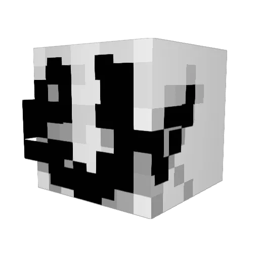 lustucru40 Minecraft avatar head, 3D render