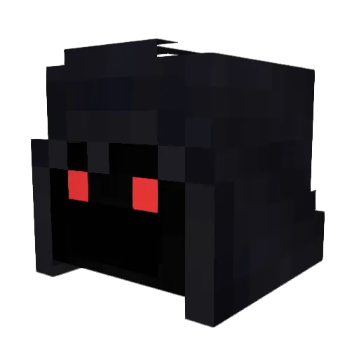 lusunnye Minecraft avatar head, 3D render