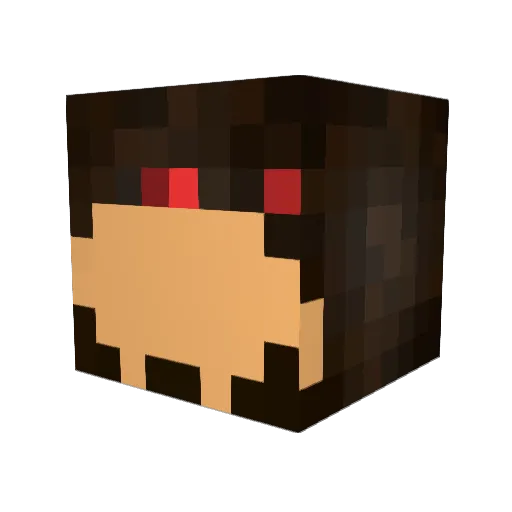 lutcho33 Minecraft avatar head, 3D render