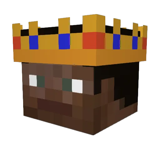 luthicc Minecraft avatar head, 3D render