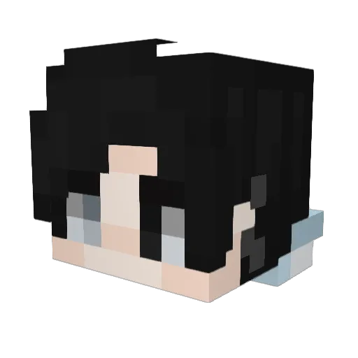 luuchoo_18 Minecraft avatar head, 3D render