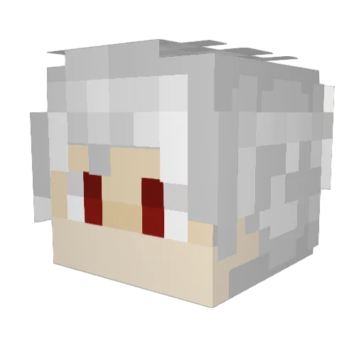 luuki8 Minecraft avatar head, 3D render