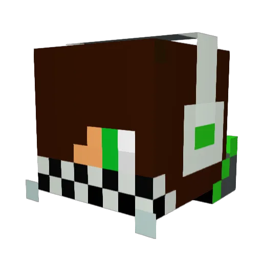 luukieboy999 Minecraft avatar head, 3D render