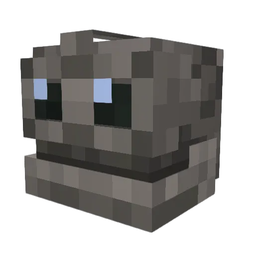 luvTaro Minecraft avatar head, 3D render
