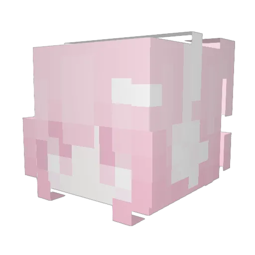luv_aespa1 Minecraft avatar head, 3D render