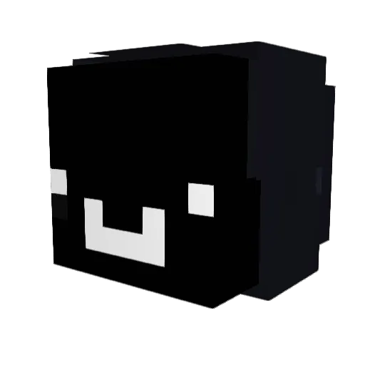 luvakor Minecraft avatar head, 3D render