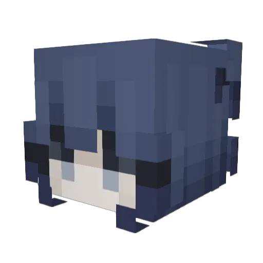 luvdaniela Minecraft avatar head, 3D render