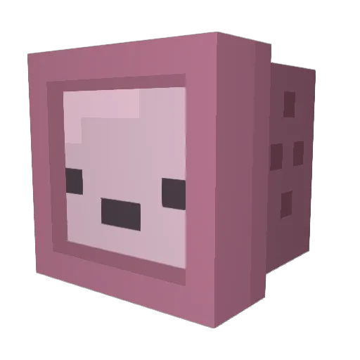 luvdn Minecraft avatar head, 3D render