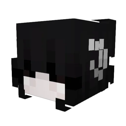luvism Minecraft avatar head, 3D render