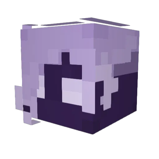 luvisss Minecraft avatar head, 3D render