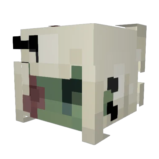 luvkeezy Minecraft avatar head, 3D render