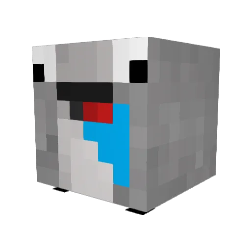 luvkristian Minecraft avatar head, 3D render