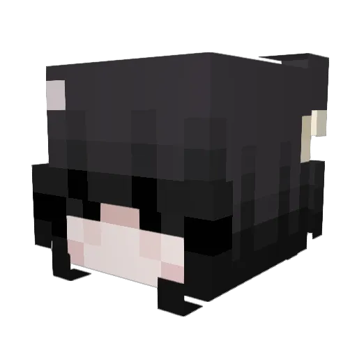 luvl3yeliix Minecraft avatar head, 3D render