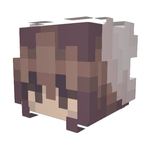 luvlylani23 Minecraft avatar head, 3D render