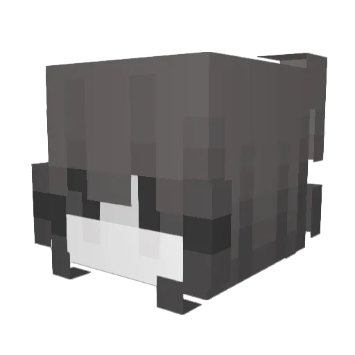 luvs1mone Minecraft avatar head, 3D render