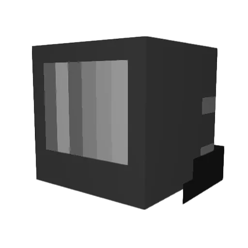 luvulongtime Minecraft avatar head, 3D render