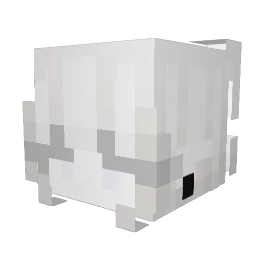luvvnxt Minecraft avatar head, 3D render