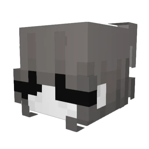 luvykr1 Minecraft avatar head, 3D render