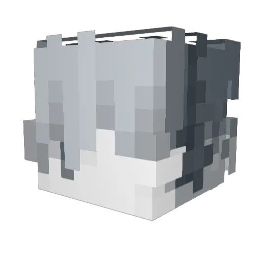 luwei123 Minecraft avatar head, 3D render