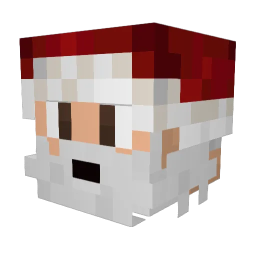 lux301 Minecraft avatar head, 3D render