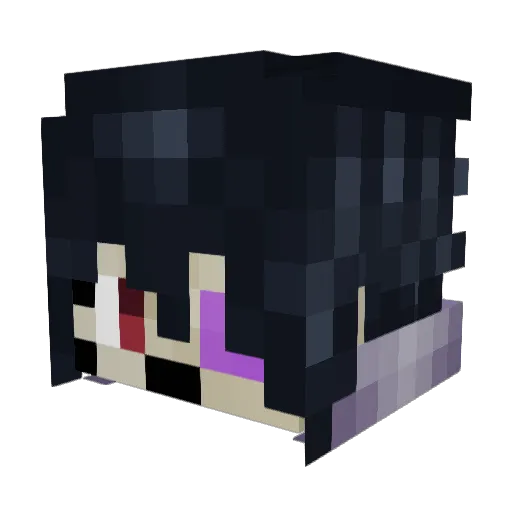 lux4923 Minecraft avatar head, 3D render